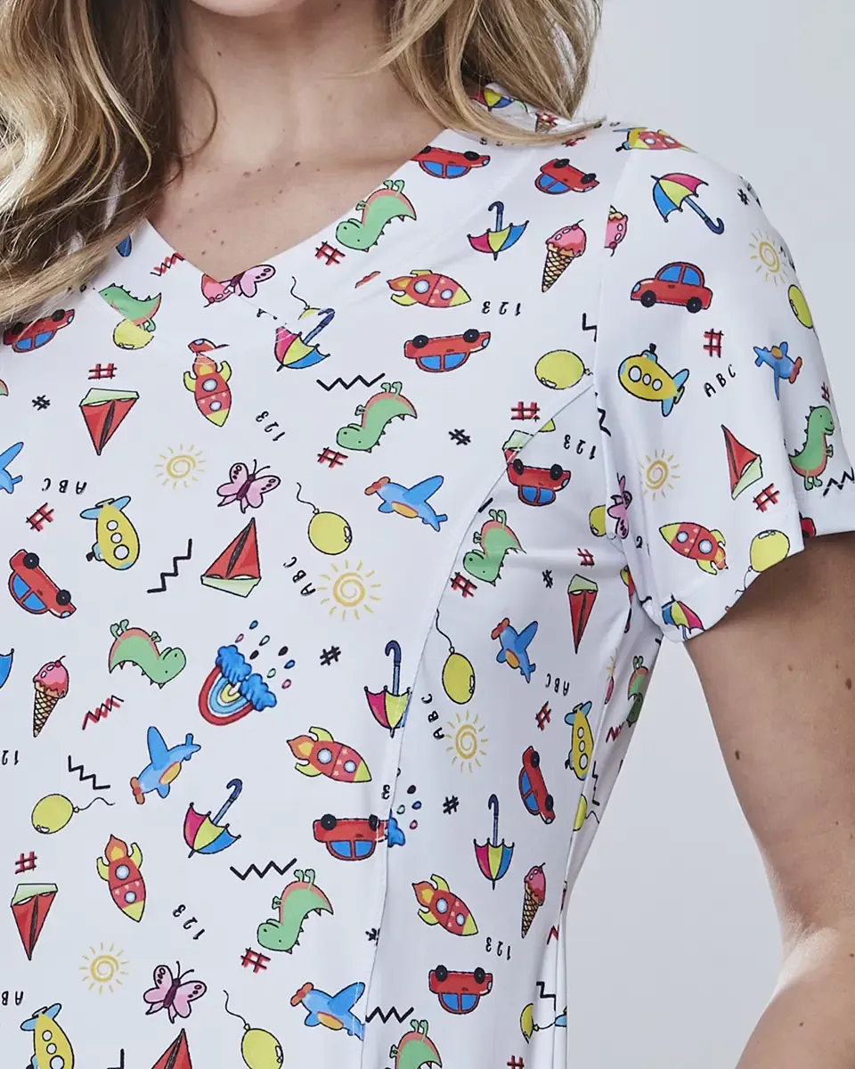 Blusa Scrub Feminina Estampada - Balance Fit by Namastê — foto 6