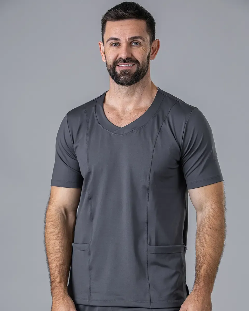 Blusa Scrub Masculina - Authentic Modern by Namastê — foto 7