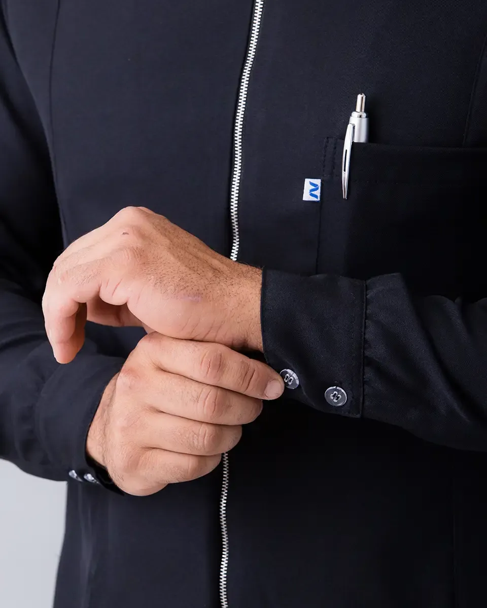 Jaleco Masculino c/ Zíper - LAB+ Clinical by Namastê — foto 10