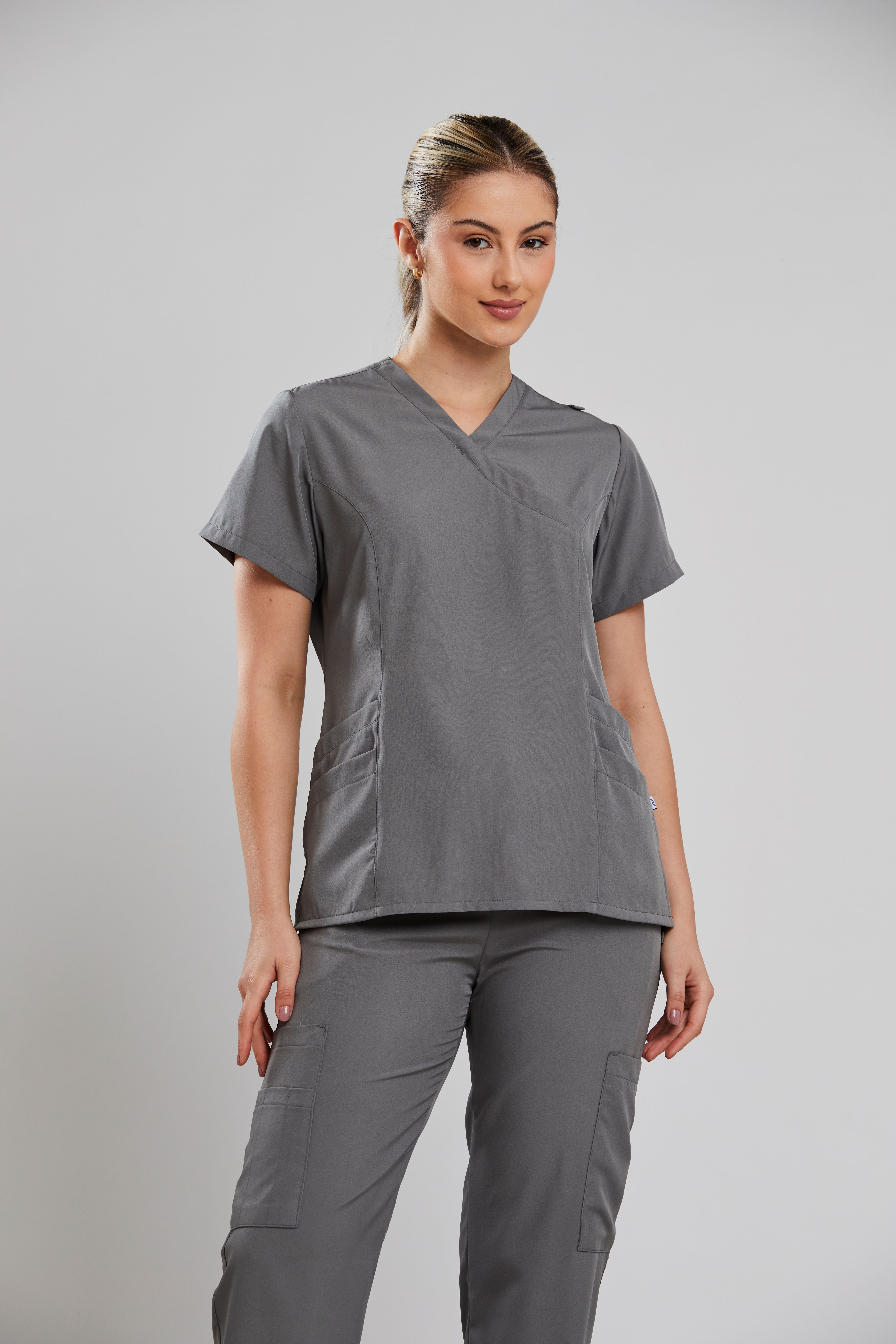 Conjunto Scrub Feminino Transpassado - Balance Relax