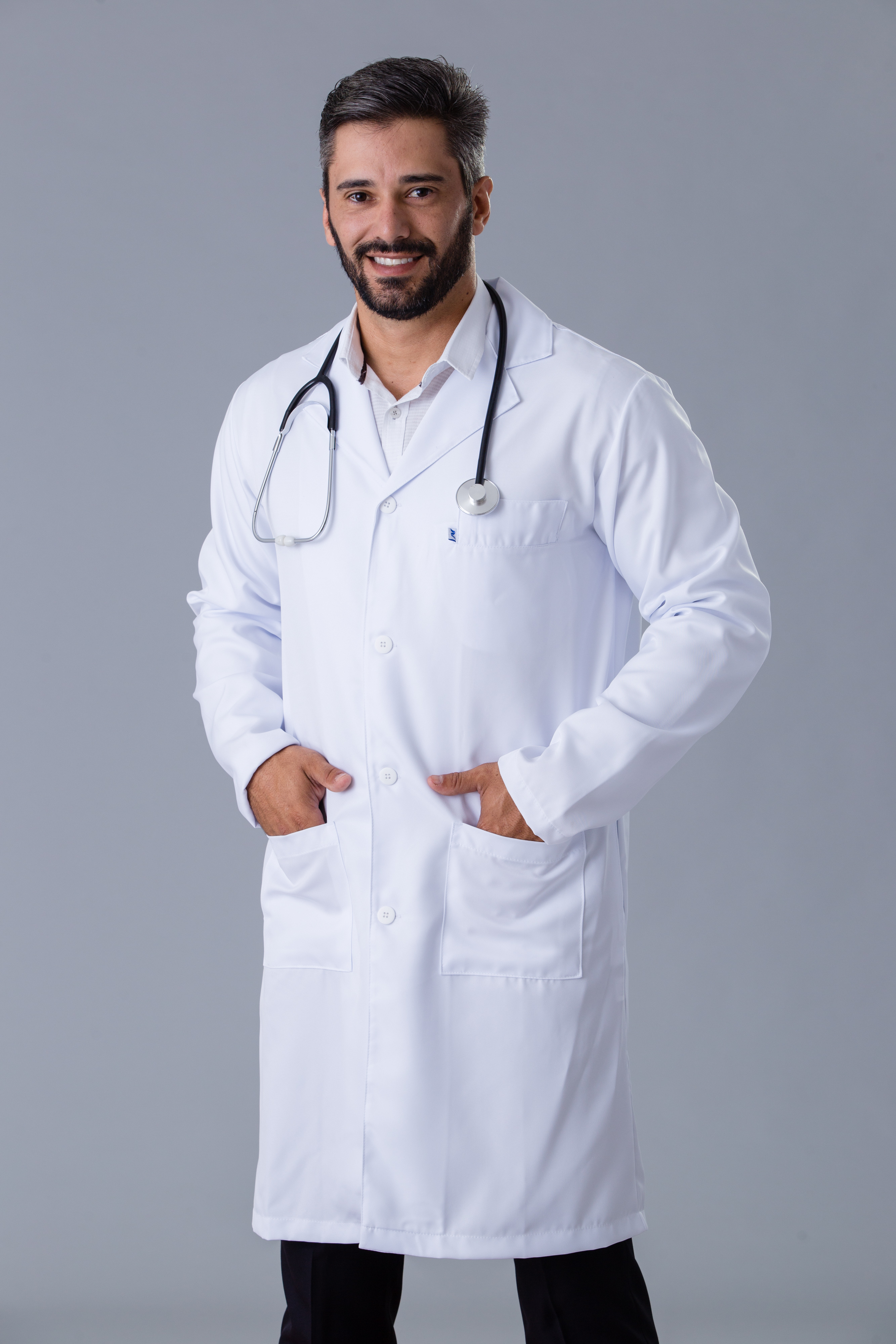 Jaleco Masculino Gola Esporte - LAB+ Clinical