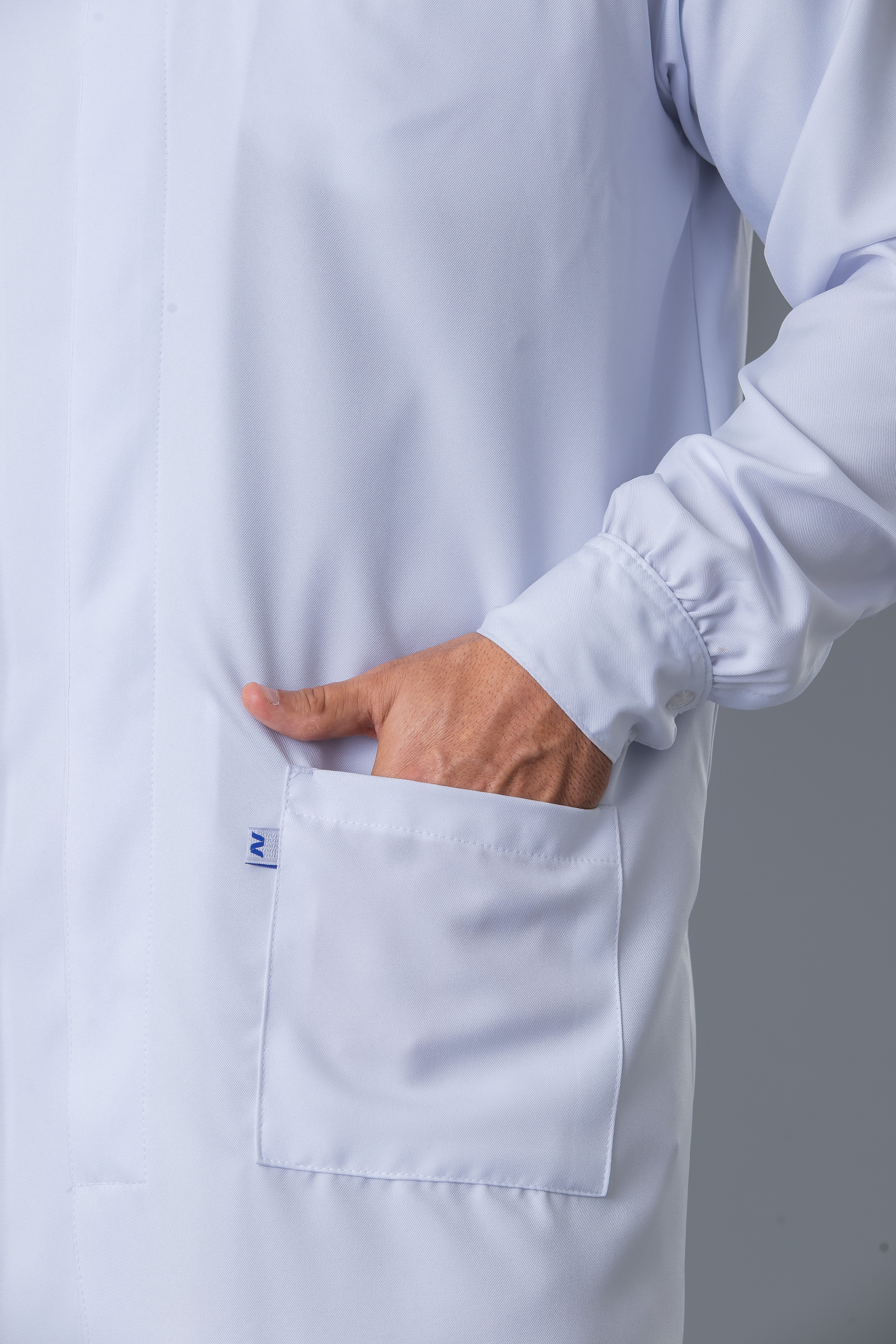 Jaleco Masculino Gola Padre - LAB+ Clinical — foto 3