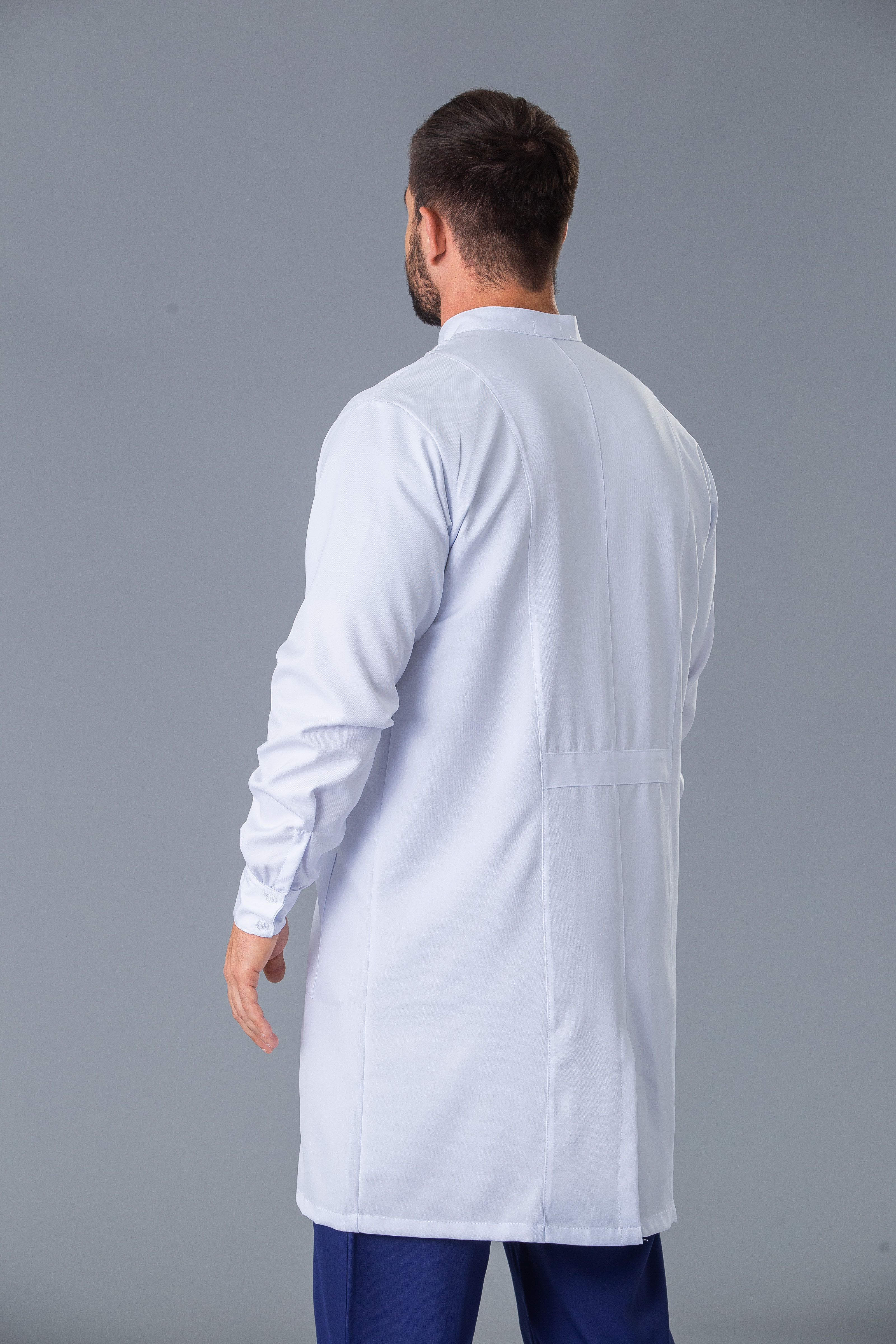 Jaleco Masculino Gola Padre - LAB+ Clinical — foto 4